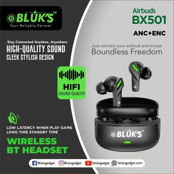 BX-501 Earbuds  ANC & ENC