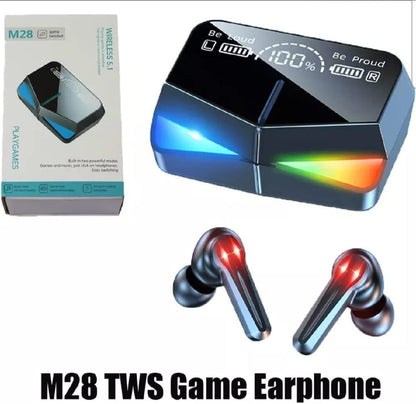 M28 Gaming TWS Earbuds  with Long Last Battery