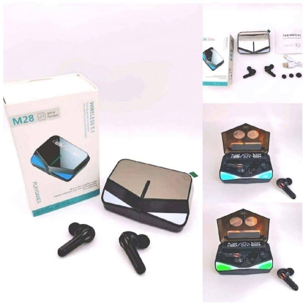 M28 Gaming TWS Earbuds  with Long Last Battery